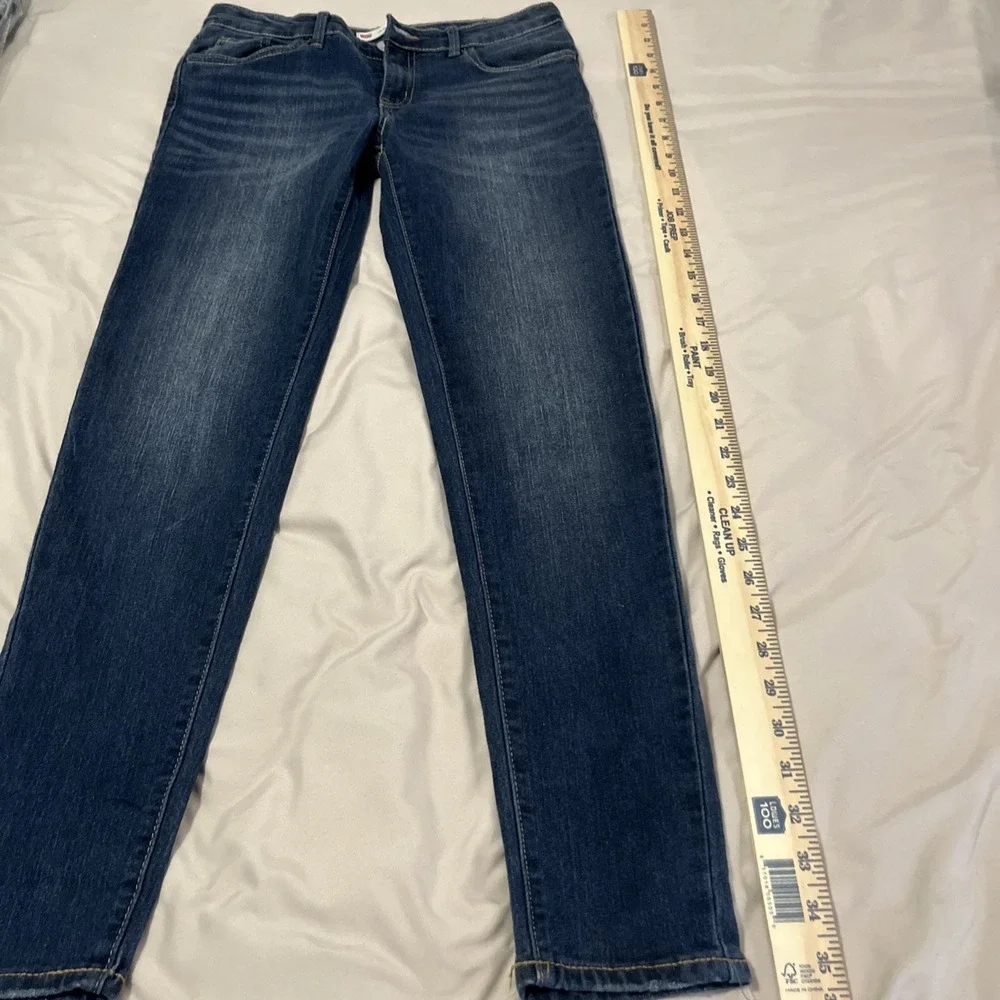 Levis 511 Jeans Boy Size 14 Reg Blue Denim Light Wash Adjustable Waist